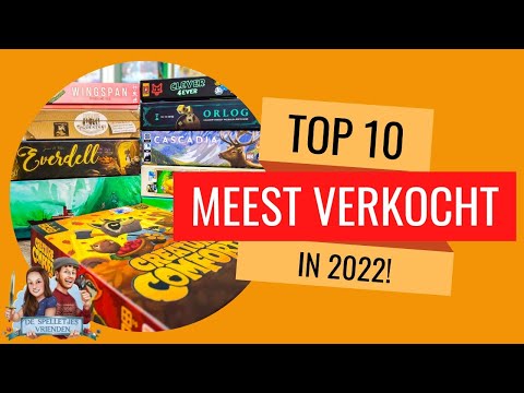 Top 10 - Meest verkocht in 2022!