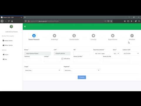 Passo a passo para inscrição do Processo Seletivo 2020  DER-RO