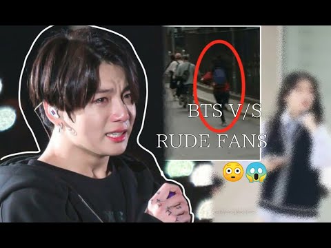 #BTS#RudeFans BTS v/s Rude fans/saesangs!!