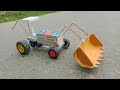 How To Make Matchbox Bulldozer Tractor At Home Tractor Backhoe Loader Mini Toy Caltiwetar Project