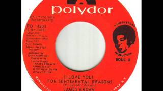 James Brown - (I Love You) For Sentimental Reasons