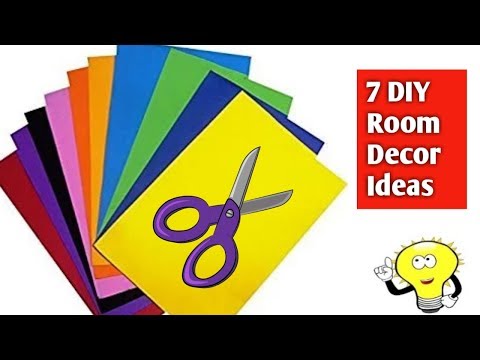 7 DIY Wall Decor - Room Decor 2019 - Wall Hanging craft Ideas