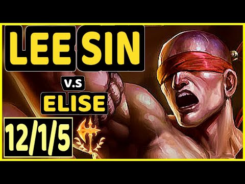 SKEANZ (LEE SIN) vs ELISE - 12/1/5 KDA JUNGLE CHALLENGER GAMEPLAY - EUW