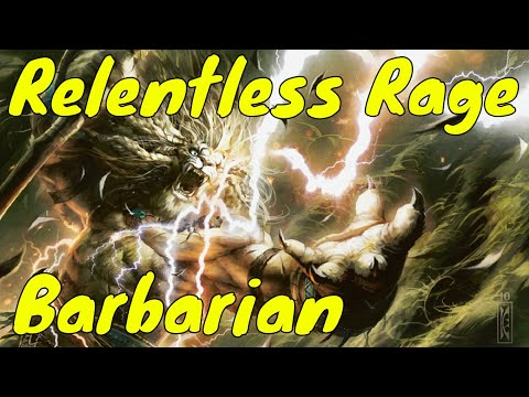 D&D (5e): Relentless Rage (Barbarian)