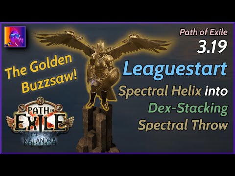 Path of Exile 3.19 : Lake of Kalandra - Spectral Helix into Spectral Throw Deadeye league start