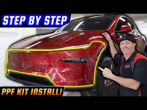 2026 Tesla Model Y Juniper Front Bumper PPF Installation - DIY Paint Protection Film Guide