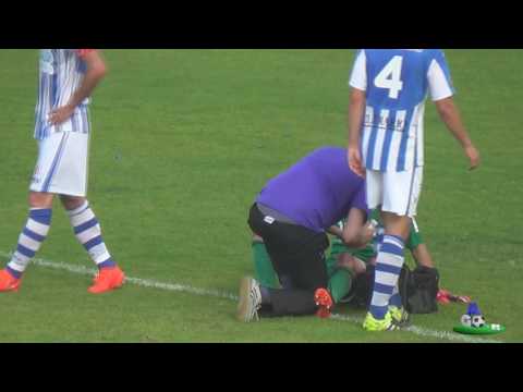 Resumen del R.S.Gimnástica 0 - Atlético de Madrid "b" 1. Ida fase de ascenso, 1ª elimin.