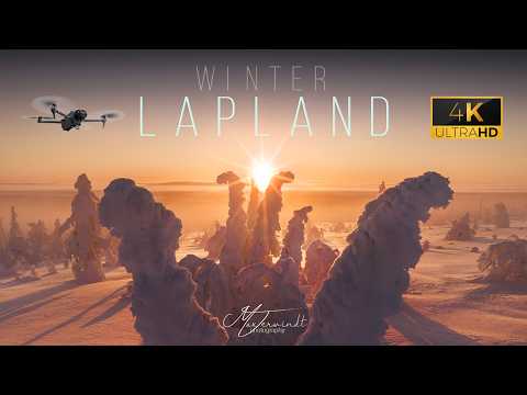 WINTER LAPLAND - 4K Cinematic Drone Film