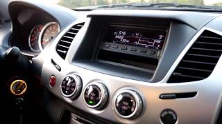 Kaaran Mia Pelttarin koeajossa Mitsubishi L200