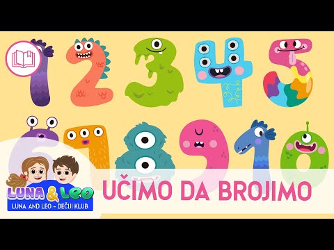Učimo brojeve - Brojevi od 1 do 10 | Brojevi za decu | Luna i Leo | 1️⃣2️⃣3️⃣
