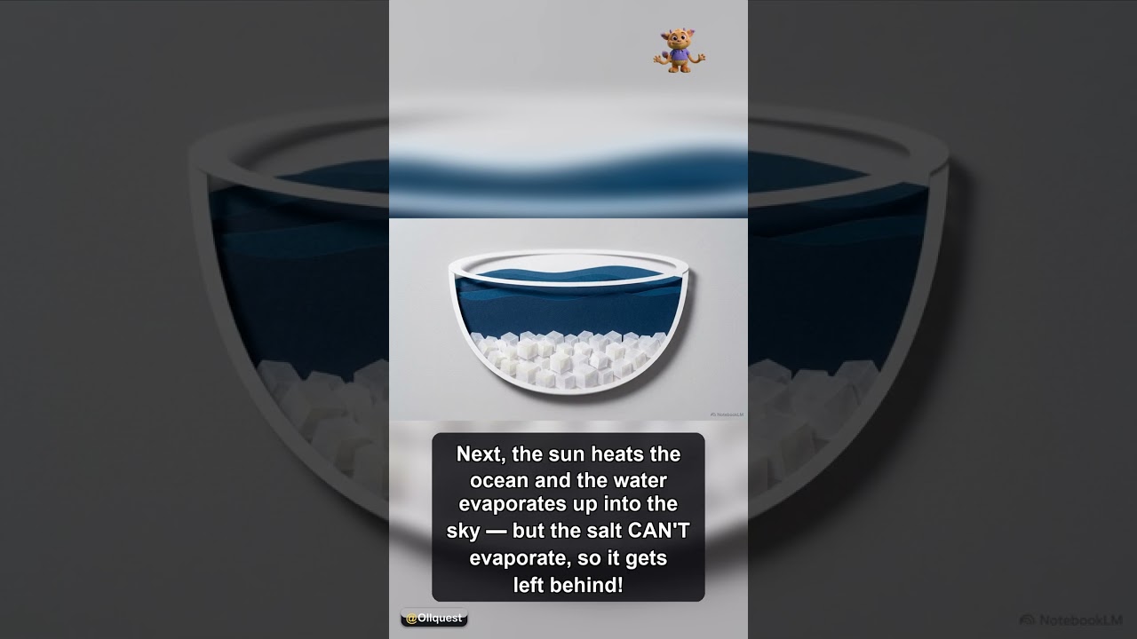 Why Is the Ocean Salty? (Part 2) 🚀 #Shorts