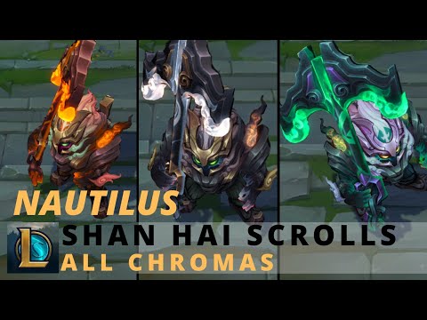 Shan Hai Scrolls Nautilus All Chromas - League Of Legends