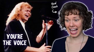 Finally hearing You&#39;re the Voice! Vocal Coach reacts to John Farnham &amp; Melbourne Symphony Orchestra
