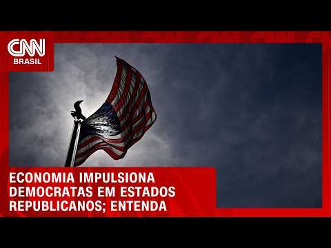 Economia impulsiona democratas em estados republicanos; veja análise | CNN PRIME TIME