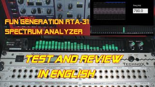 Video thumbnail for Fun Generation RTA 31 spectrum analyzer frequency response test and review in English by Migsterman