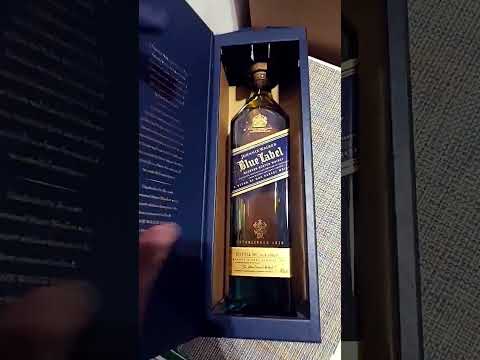 Blue label johnny Walker blended Scotch whisky Scotland