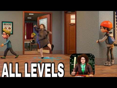 Scare Scary Bad Teacher - Spooky and Scary game : Gameplay Walkthrough ALL LEVELS (Android, iOS)