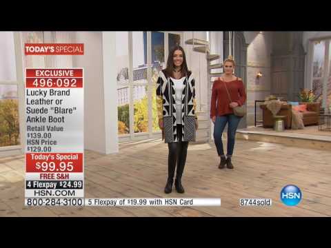 HSN | Lucky Brand Footwear Premiere / LYSSE Fashions 09.26.2016 - 01 PM
