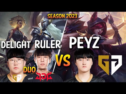 JDG Ruler VS GEN Peyz - Ruler SIVIR + Delight RELL VS Peyz XAYAH - Patch 13.18 KR Ranked
