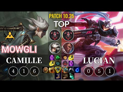 VIT Mowgli Camille vs Lucian Top - KR Patch 10.25