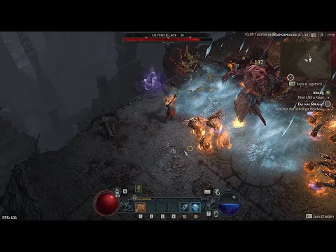 Diablo 4 Beta - Double Hydra / Blizzard Sorceress Build - Meeting Inarius - Fighting Lilith's Lament