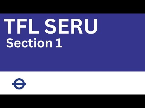 TFL SERU - Section 1: London PHV Driver Licensing