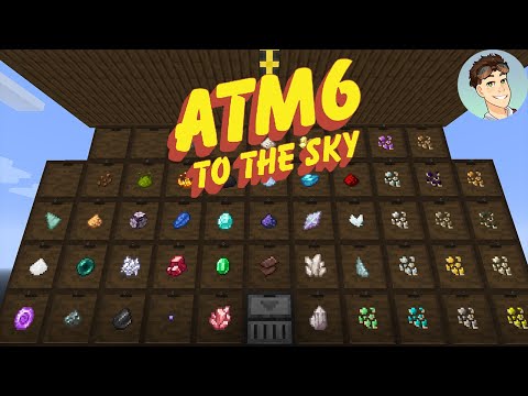 All the Mods 6 To the Sky | Ep6 | AUTO HAMMER SIEVE STORAGE!