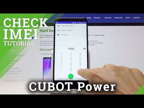 How to Locate IMEI & Serial Number in CUBOT Power - IMEI Check