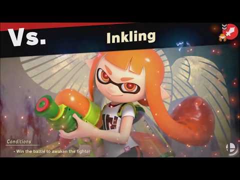 Super Smash Bros Ultimate vs Inkling (Unlocks: Inkling) World of Light - Adventure Mode