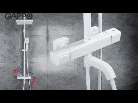Душевая стойка с термостатом Gappo G2491-8