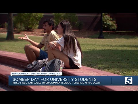 MTSU asst. dean fired over Charlie Kirk social media comments, students react