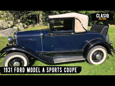 1931 FORD Model A Sports Coupe Walk Around