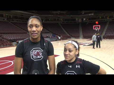 A'ja Wilson and Bianca Cuevas-Moore Media Availability - 12/16/16