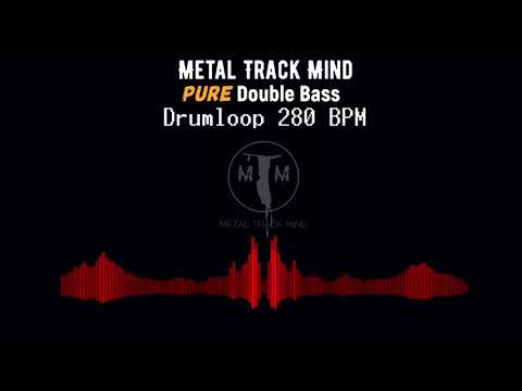 Pure Double Bass Drum Loop 280 BPM (no fills)