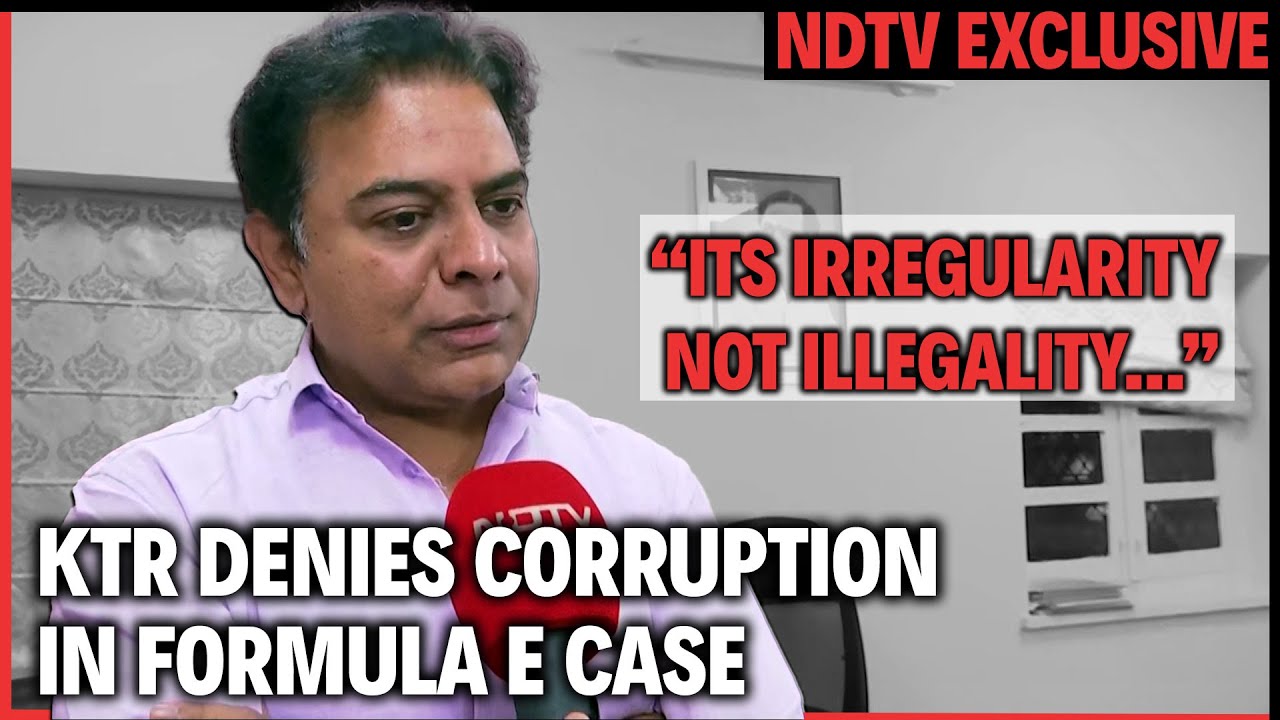 KTR Exclusive Interview | KTR Denies Corruption Allegations In Formula E, Blames Govt Of Witch Hunt