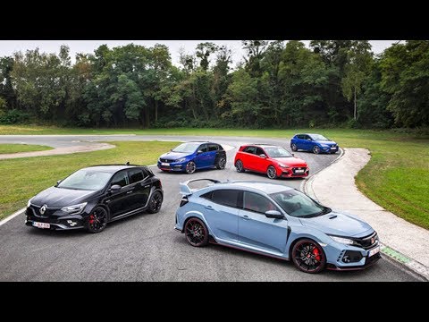 Honda Civic Type R vs Renault Megane RS vs Peugeot 308 GTi vs Hyundai i30 N vs Seat Leon Cupra