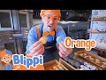Blippi Bakes Cakes And Other Fun Stuff Kids Fun Educational Cartoons Moonbug Play And Learn