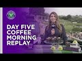 REPLAY: Wimbledon Coffee Morning - Day Five | Lavazza