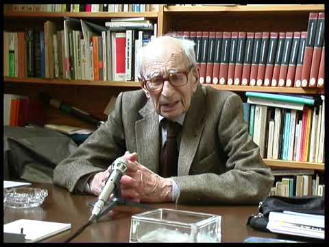 Claude Lévi-Strauss rend hommage à Jean-Pierre Vernant