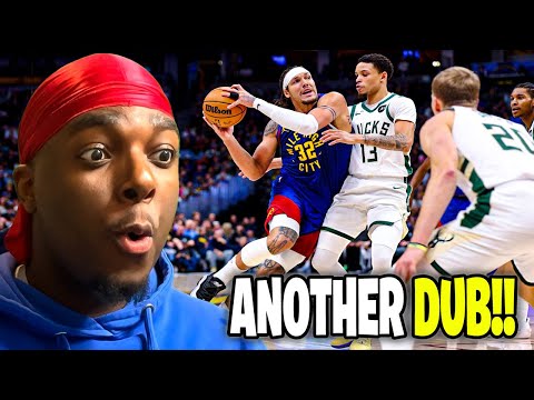 TIM HARDAWAY JR PUT THE TEAM ON HIS BACK!!! NUGGETS VS BUCKS FULL GAME HIGHLIGHTS REACTION