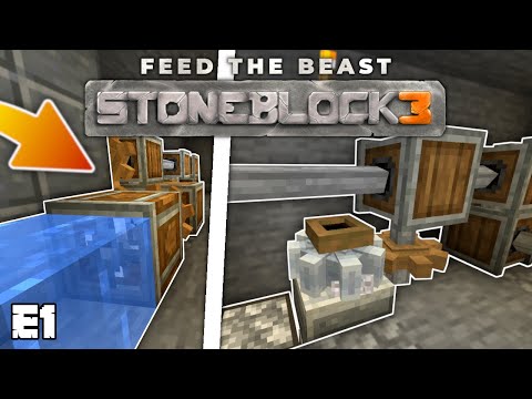 Creating with Create! | FTB StoneBlock 3 - EP1