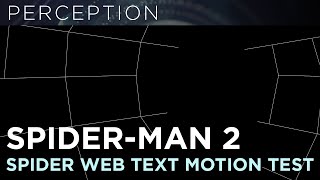 Marvel's Spider-Man 2: Web Text Motion Test