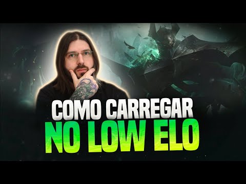 COMO CARREGAR UM JOGO NO LOW ELO! LEAGUE OF LEGENDS!