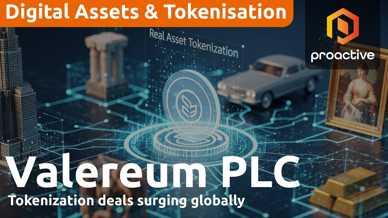 Valereum CEO: crypto & real assets drive pipeline as tokenisation deals surging globally