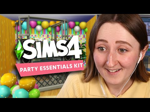 i built a party venue using The Sims 4: Party Essentials Kit