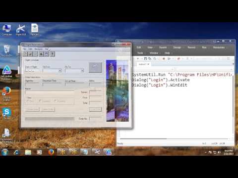UFT Tutorial 7: UFT Object Repository Part 2, Creating Tests Manually