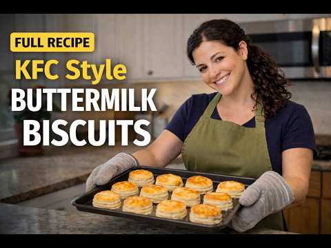 KFC Buttermilk Biscuits Recipe | Soft Fluffy Homemade Biscuits