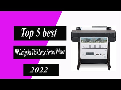 Hewlett Packard (HP) HP DesignJet T630 36-in Spausdintuvas video