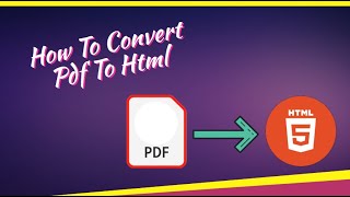 How To Convert Pdf To Html | Mr. TechWonder