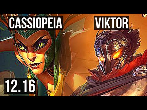 CASSIOPEIA vs VIKTOR (MID) | 15/1/11, 1.3M mastery, Legendary | EUW Master | 12.16